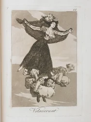 Plate from Los Caprichos, 1797-1798
